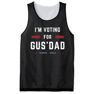 IM Voting For Gus Dad Mesh Reversible Basketball Jersey Tank