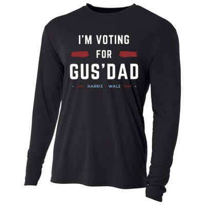 IM Voting For Gus Dad Cooling Performance Long Sleeve Crew