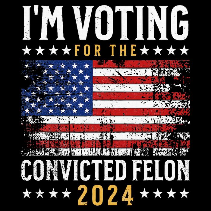 Im Voting Felon 2024 Voting For Felon Convicted Felon Button