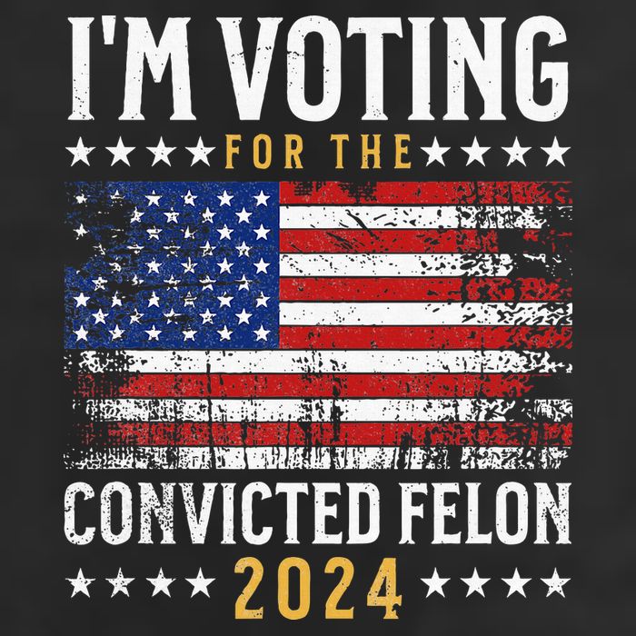 Im Voting Felon 2024 Voting For Felon Convicted Felon Knit Cap Winter Beanie