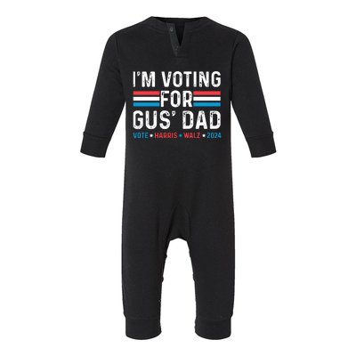 IM Voting For Gus Dad Infant Fleece One Piece