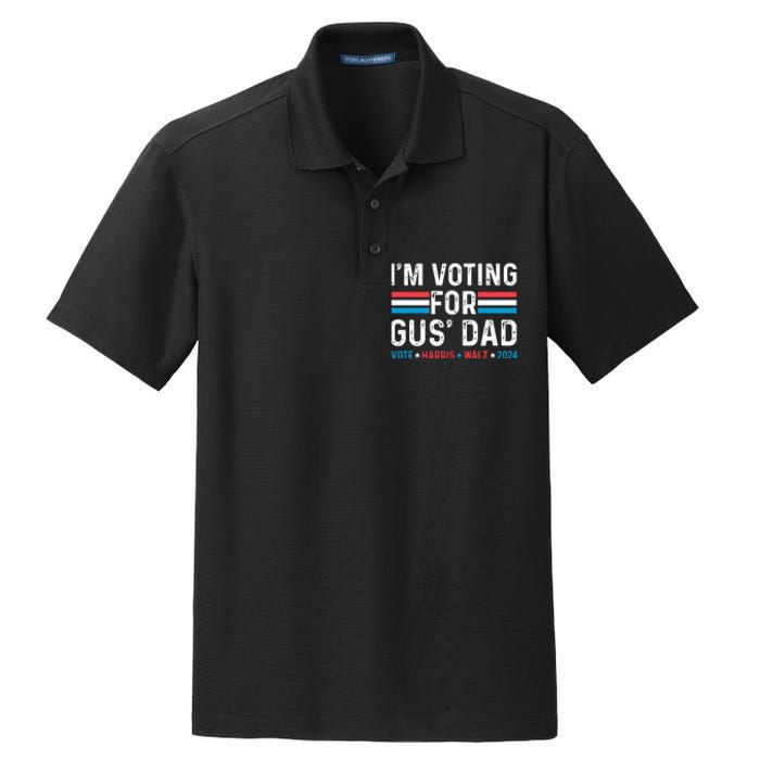 IM Voting For Gus Dad Dry Zone Grid Polo