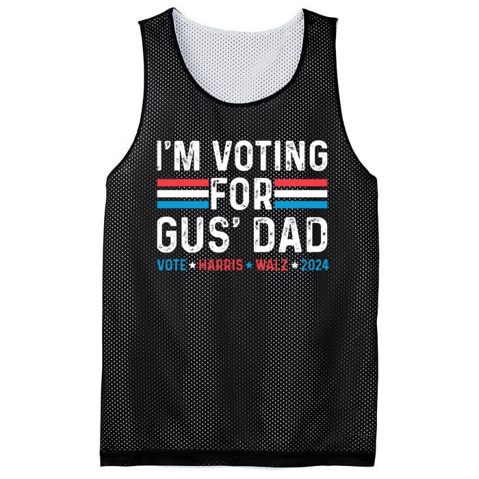 IM Voting For Gus Dad Mesh Reversible Basketball Jersey Tank