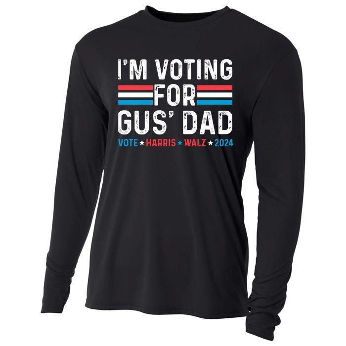 IM Voting For Gus Dad Cooling Performance Long Sleeve Crew