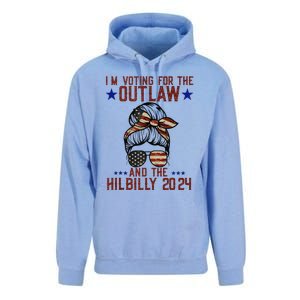 IM Voting For The Outlaw And The Hillbilly 2024 Unisex Surf Hoodie