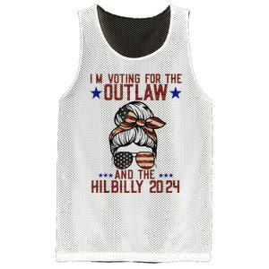 IM Voting For The Outlaw And The Hillbilly 2024 Mesh Reversible Basketball Jersey Tank