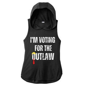 IM Voting For The Outlaw 2024 Ladies PosiCharge Tri-Blend Wicking Draft Hoodie Tank