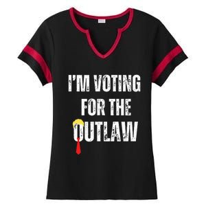 IM Voting For The Outlaw 2024 Ladies Halftime Notch Neck Tee