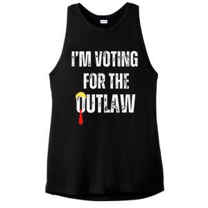 IM Voting For The Outlaw 2024 Ladies PosiCharge Tri-Blend Wicking Tank