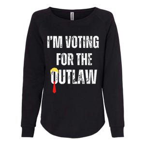 IM Voting For The Outlaw 2024 Womens California Wash Sweatshirt