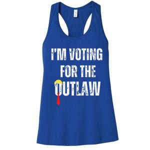 IM Voting For The Outlaw 2024 Women's Racerback Tank