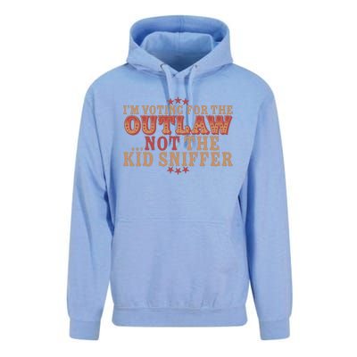 Im Voting For The Outlaw Not The Sniffer Unisex Surf Hoodie