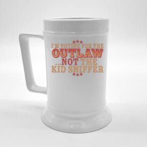 Im Voting For The Outlaw Not The Sniffer Beer Stein