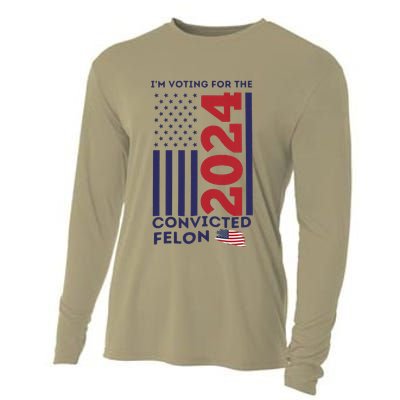 IM Voting For The Convicted Felon Cooling Performance Long Sleeve Crew