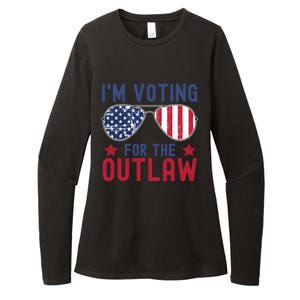 IM Voting For The Outlaw Meaningful Gift Fourth Of July Trump 2031 Meaningful G Womens CVC Long Sleeve Shirt