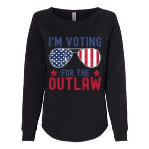 IM Voting For The Outlaw Meaningful Gift Fourth Of July Trump 2031 Meaningful G Womens California Wash Sweatshirt