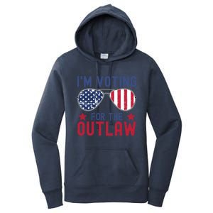 IM Voting For The Outlaw Meaningful Gift Fourth Of July Trump 2031 Meaningful G Women's Pullover Hoodie