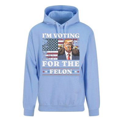 IM Voting For The Felon Funny Still Voting Trump Unisex Surf Hoodie