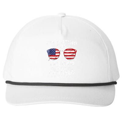 IM Voting For Trump And Kennedy 2024 Snapback Five-Panel Rope Hat