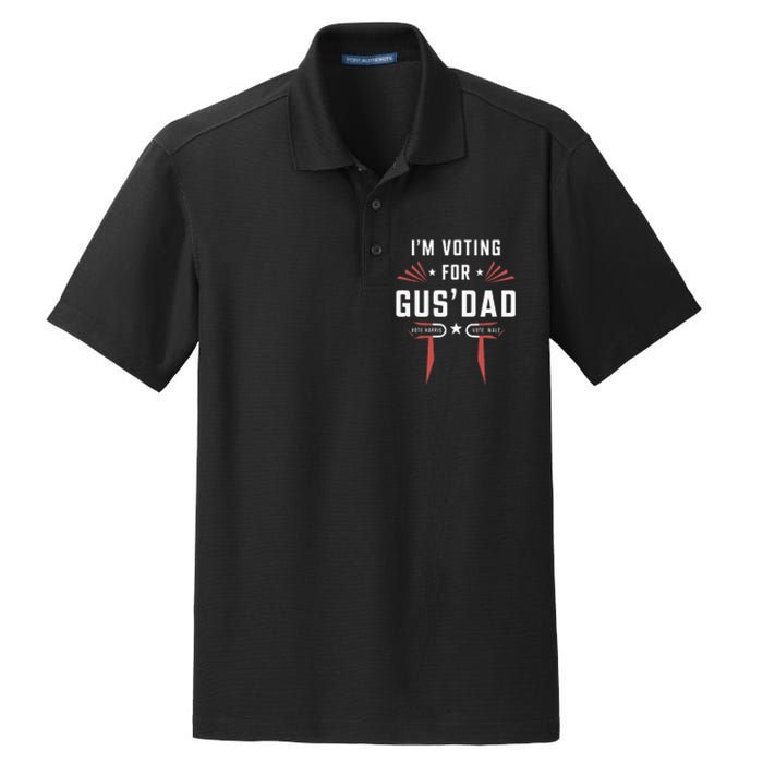 IM Voting For Gus Dad Harris Walz 2024 Dry Zone Grid Polo