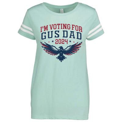 IM Voting For Gus Dad Harris Walz 2024 Pres And Vice Enza Ladies Jersey Football T-Shirt