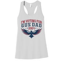 IM Voting For Gus Dad Harris Walz 2024 Pres And Vice Women's Racerback Tank