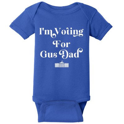 IM Voting For Gus Dad Vote Harris Walz 2024 Election Waltz Baby Bodysuit