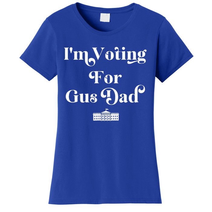 IM Voting For Gus Dad Vote Harris Walz 2024 Election Waltz Women's T-Shirt