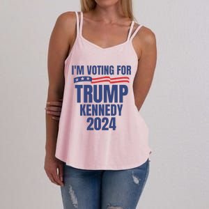 IM Voting For Trump And Kennedy 2024 Women's Strappy Tank