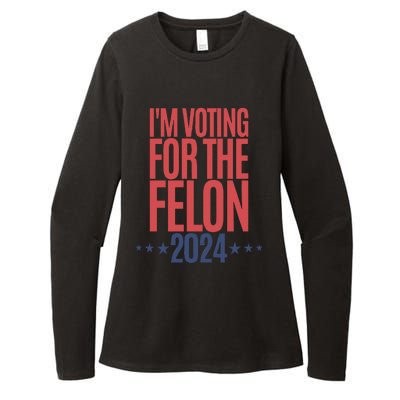 IM Voting For The Felon Womens CVC Long Sleeve Shirt