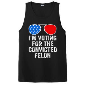 IM Voting For The Convicted Felon Funny Pro 2024 PosiCharge Competitor Tank