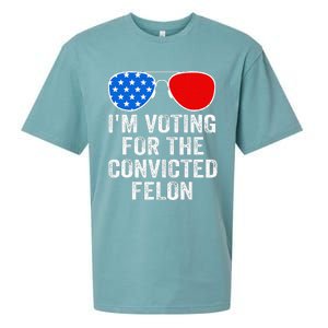 IM Voting For The Convicted Felon Funny Pro 2024 Sueded Cloud Jersey T-Shirt