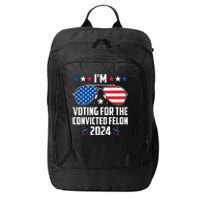 IM Voting Felon 2024 Voting For Felon Women Convicted Felon City Backpack