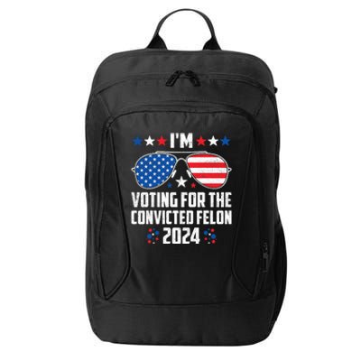 IM Voting Felon 2024 Voting For Felon Women Convicted Felon City Backpack