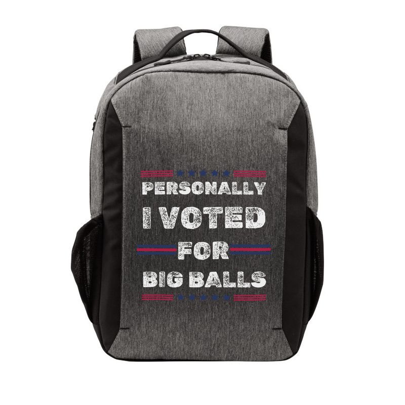 I Voted For Big Balls Funny Political Vector Backpack