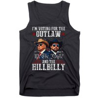 IM Voting For The Outlaw And The Hillbilly Trump Vance 2024 Tank Top