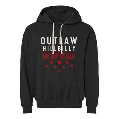 Im Voting For The Outlaw And The Hillbilly Garment-Dyed Fleece Hoodie