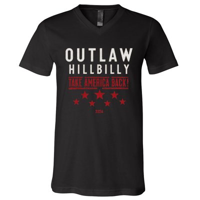 Im Voting For The Outlaw And The Hillbilly V-Neck T-Shirt