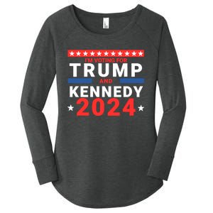 IM Voting For Trump And Kennedy 2024 Women's Perfect Tri Tunic Long Sleeve Shirt