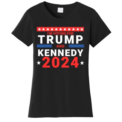 IM Voting For Trump And Kennedy 2024 Women's T-Shirt