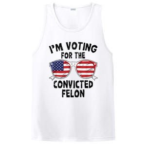 IM Voting For The Convicted Felon Funny Pro Trump 2024 PosiCharge Competitor Tank