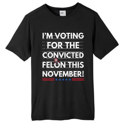 Im Voting For The Convicted Felon This November R Tall Fusion ChromaSoft Performance T-Shirt