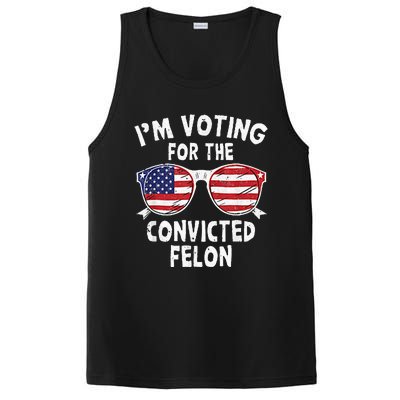 IM Voting For The Convicted Felon Funny Pro Trump 2024 PosiCharge Competitor Tank