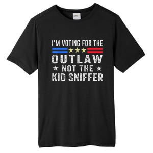 Im Voting For The Outlaw Not The Sniffer 2024 Messy Bun Tall Fusion ChromaSoft Performance T-Shirt