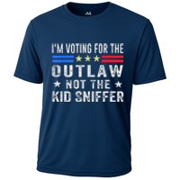 Im Voting For The Outlaw Not The Sniffer 2024 Messy Bun Cooling Performance Crew T-Shirt