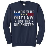 Im Voting For The Outlaw Not The Sniffer 2024 Messy Bun Sweatshirt