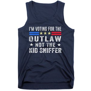 Im Voting For The Outlaw Not The Sniffer 2024 Messy Bun Tank Top