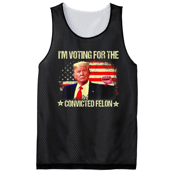 IM Voting For The Convicted Felon Mesh Reversible Basketball Jersey Tank