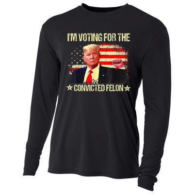 IM Voting For The Convicted Felon Cooling Performance Long Sleeve Crew