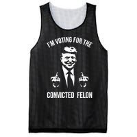 IM Voting For The Convicted Felon Trump Mesh Reversible Basketball Jersey Tank